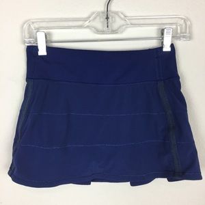 Lululemon Navy Pace Rival Skort size 2